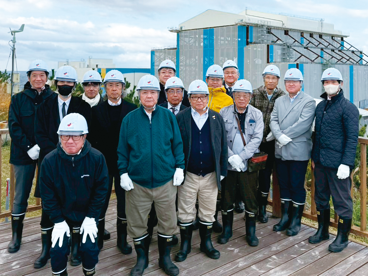 大間原子力発電所建設現場視察