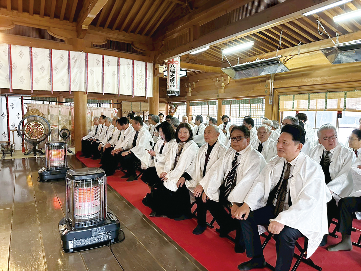 移動例会（函館八幡宮）